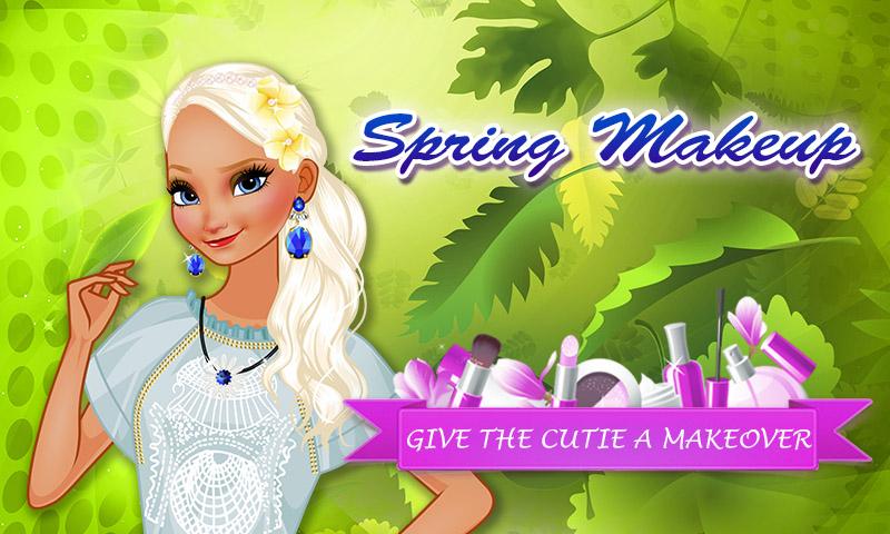 Spring Makeup: Girls Game截图4