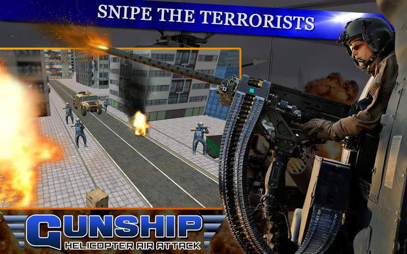 Gunship Helicopter Air Attack截图2
