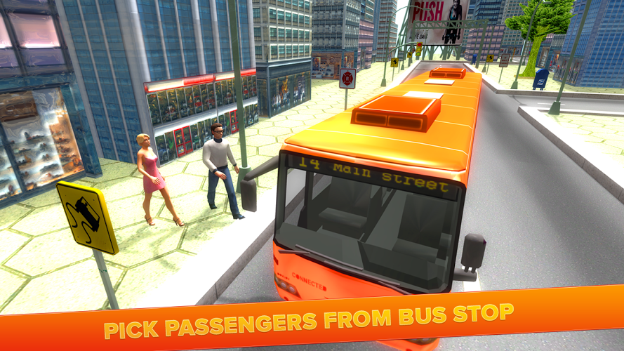 City Tourist Bus Driving 3D截图1