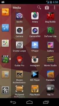 Ubuntu/Faenza Theme截图