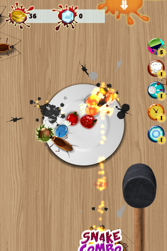 Food Defense - Beetle Smasher截图1