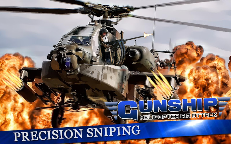 Gunship Helicopter Air Attack截图5