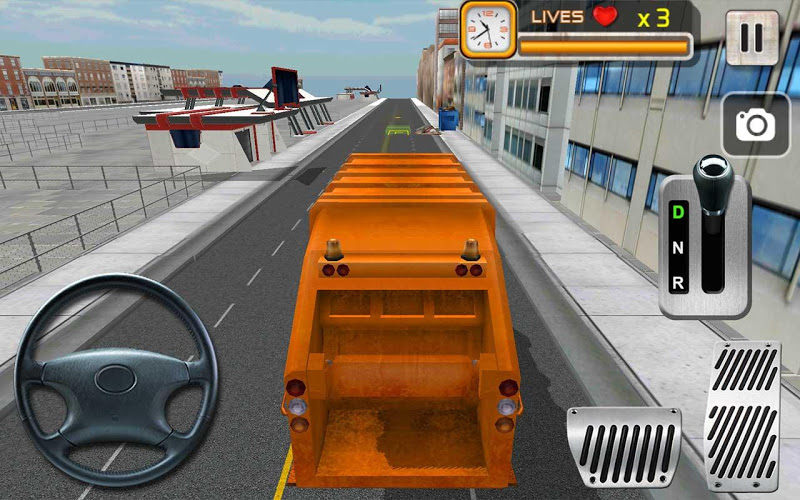 City Garbage Cleaner Truck 3D截图4