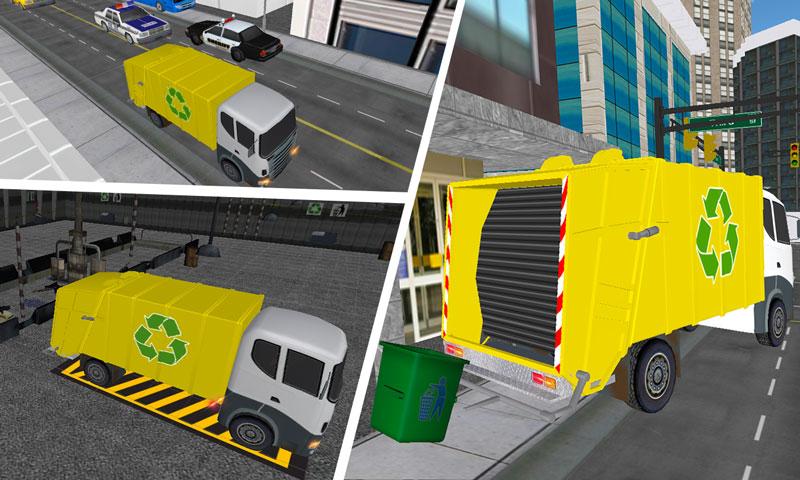 City Garbage Dump Truck Driver截图3