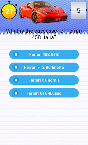 Quiz for 458 Italia Fans截图4