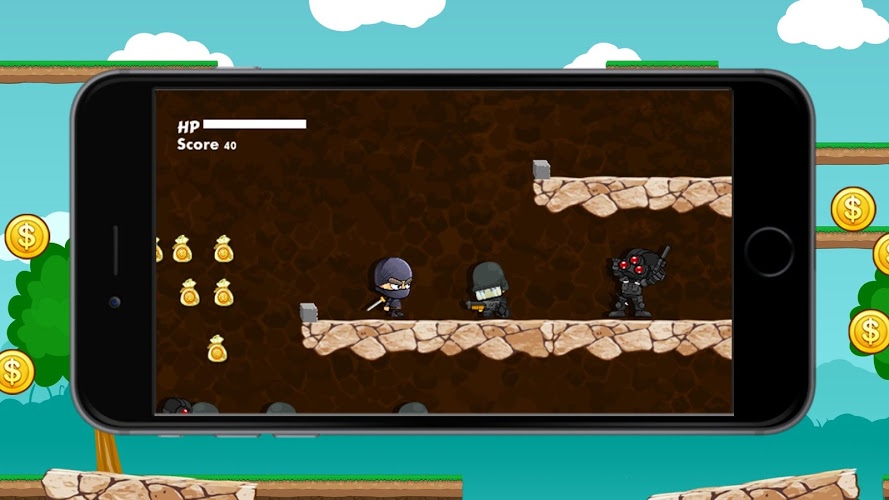 Ninja Mission World Game War 2截图3