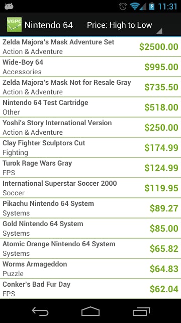 Video Game Price Charts截图2