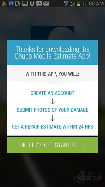 Chubb Mobile Estimate截图3