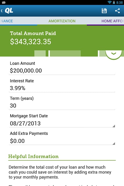 Mortgage Calculator by QL截图2