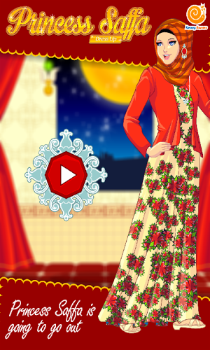 Princess Saffa Hijab Dress Up截图1