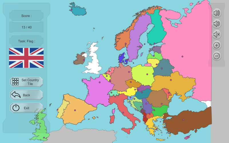 Europe Map Puzzle Free截图4