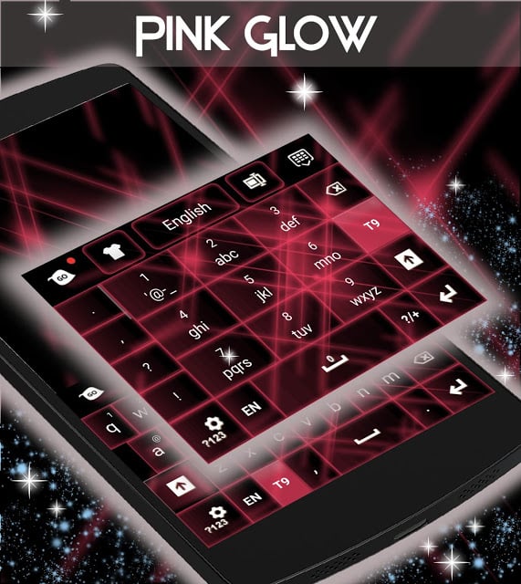 粉红色辉光GO键盘截图3