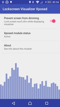 Lockscreen Visualizer Xposed模块截图