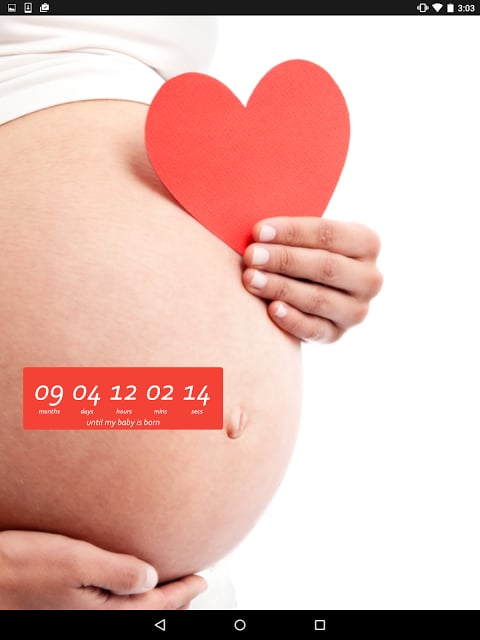 Baby Countdown Widget截图5