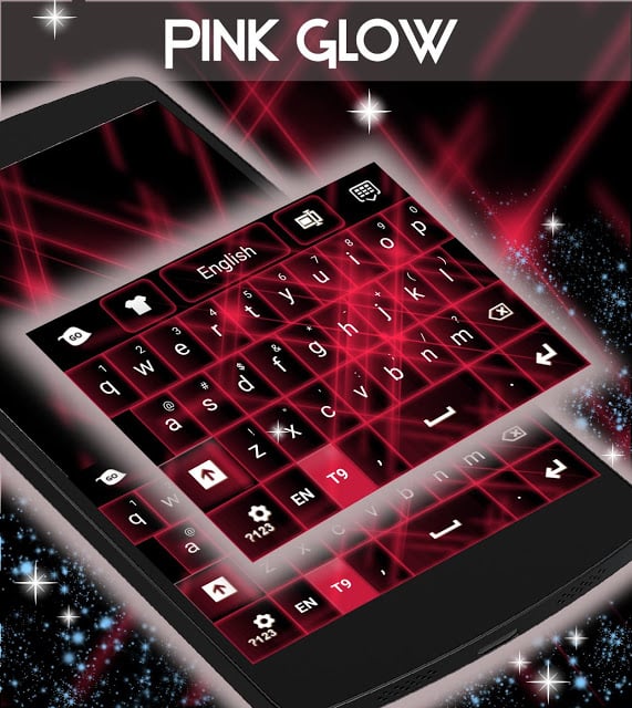 粉红色辉光GO键盘截图2