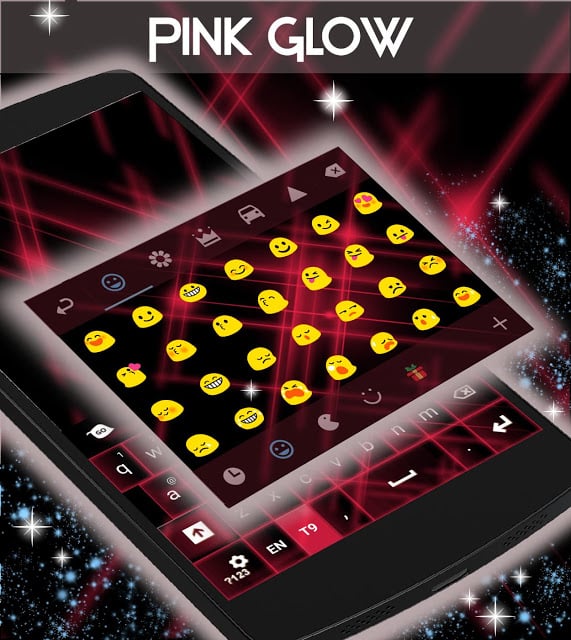 粉红色辉光GO键盘截图6