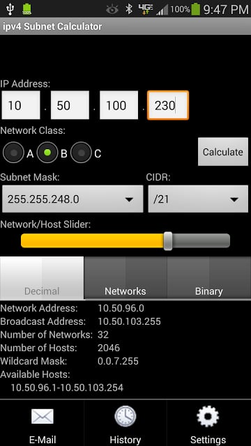 ipv4 Subnet Calculator截图9