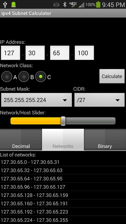 ipv4 Subnet Calculator截图3