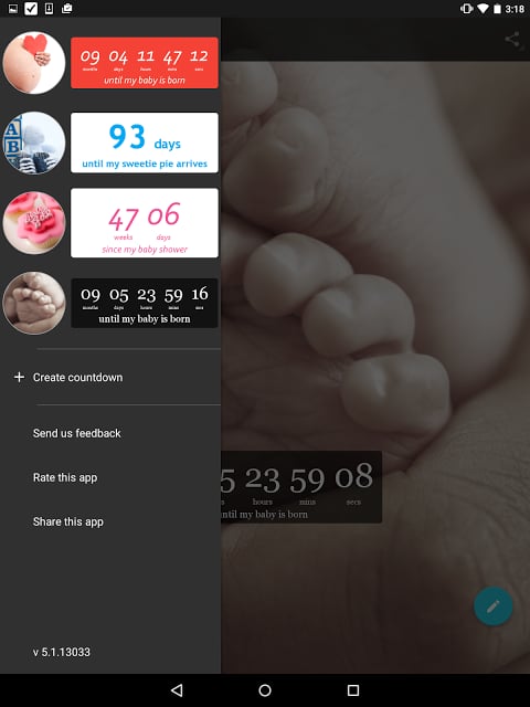 Baby Countdown Widget截图4