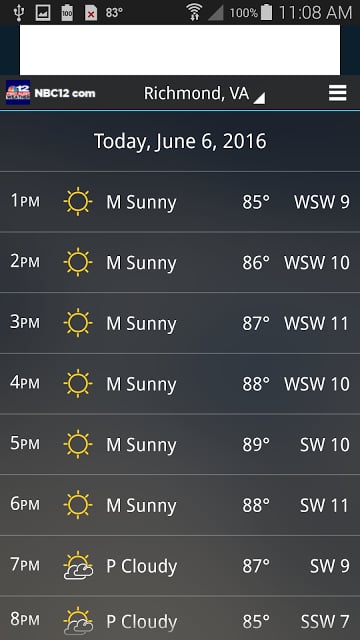 NBC12 First Warning Weather截图2