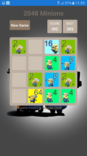 2048 Minions截图1