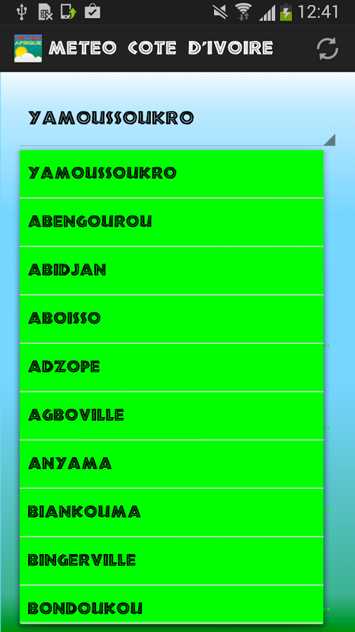 Meteo Cote D'Ivore截图2