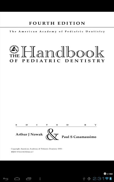 AAPD Handbook截图1