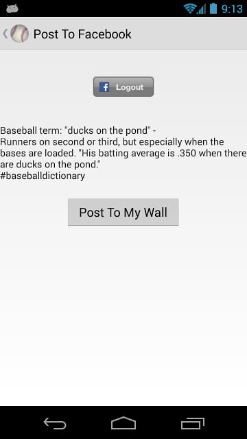 Baseball Dictionary截图2