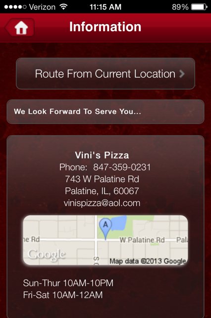 Vini's Pizza截图4