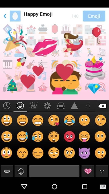 Emoji One emoji-Emoji Keyboard截图2