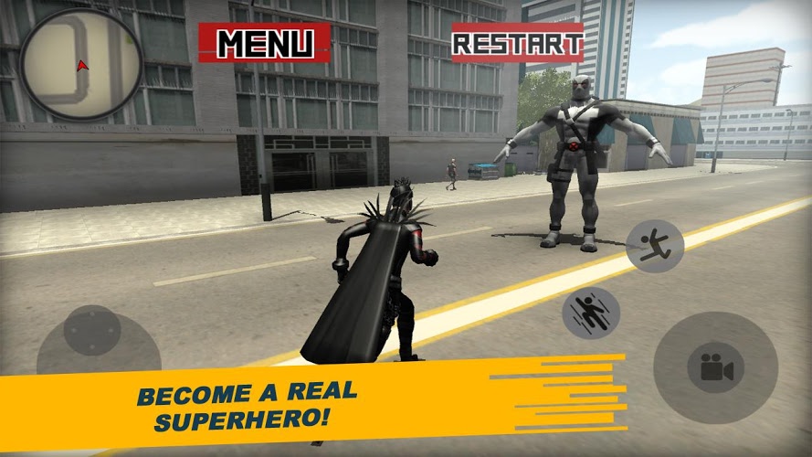 Flying Superhero Raven 3D截图1