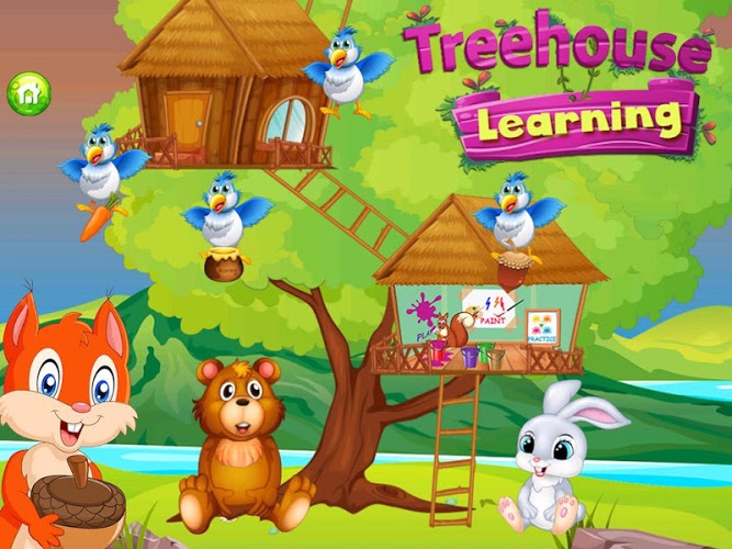 Kids Treehouse Learning Games截图1