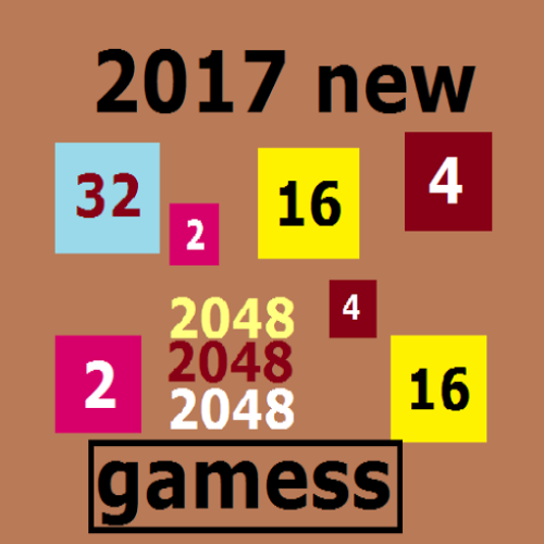 Now year 2017 games 2048截图4