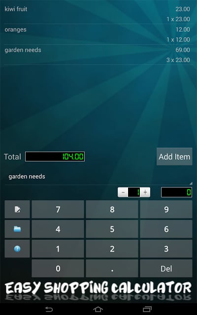 Easy Shopping Calculator截图1