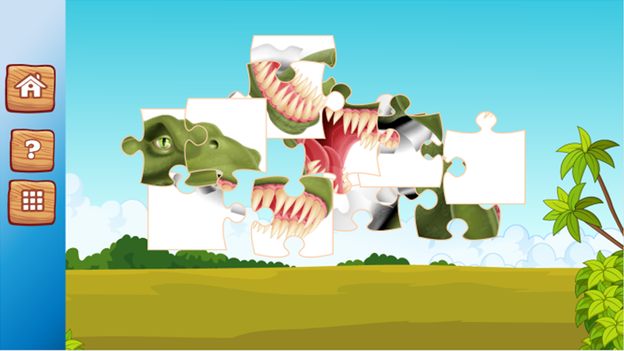 Cute Dino Train Jigsaw Puzzles截图3