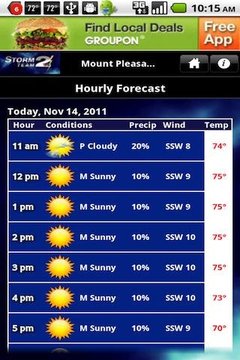 WCBD WX截图