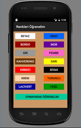 3 Yaş eğitici oyunlar renkler截图1