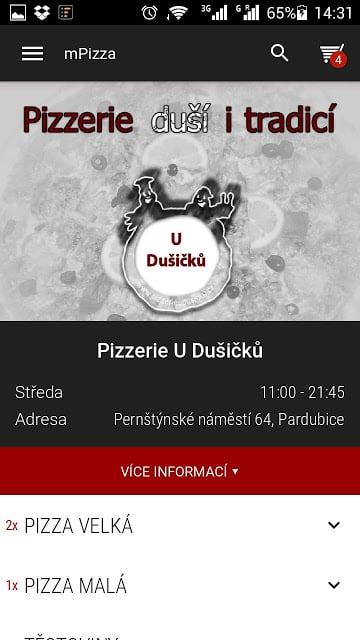 Pizzerie U Dušičků Pardubice截图9