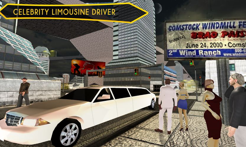 Limo City Driving Simulator 3D截图2