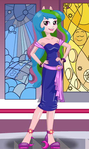 Princess Celestia dress up截图2