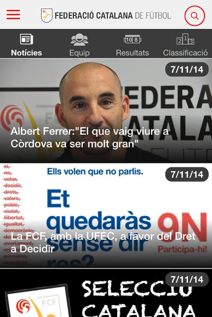 Federació Catalana Futbol FCF截图10
