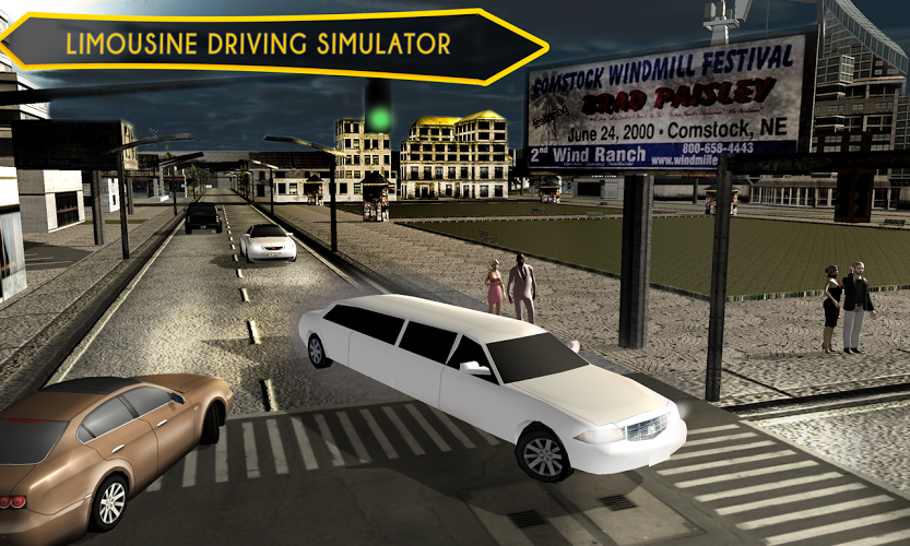 Limo City Driving Simulator 3D截图3