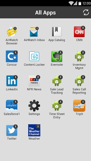 AirWatch Workspace截图7