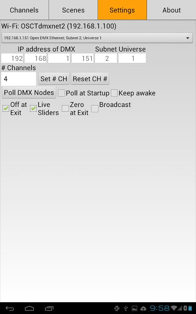 OSRAM DMX Wi-Fi Controller截图4