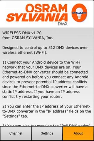 OSRAM DMX Wi-Fi Controller截图2