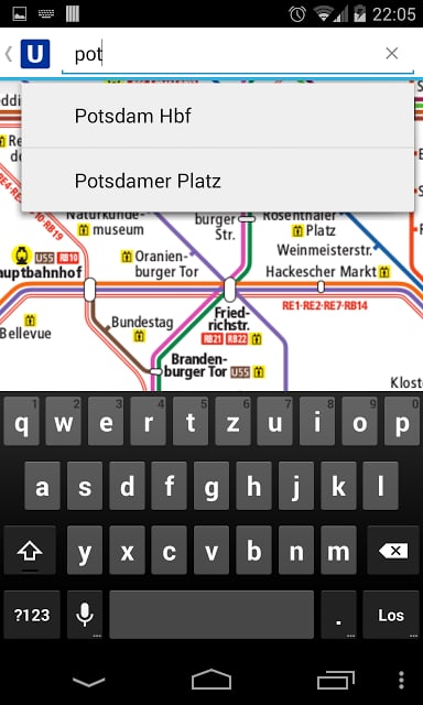 Berlin subway route network截图2