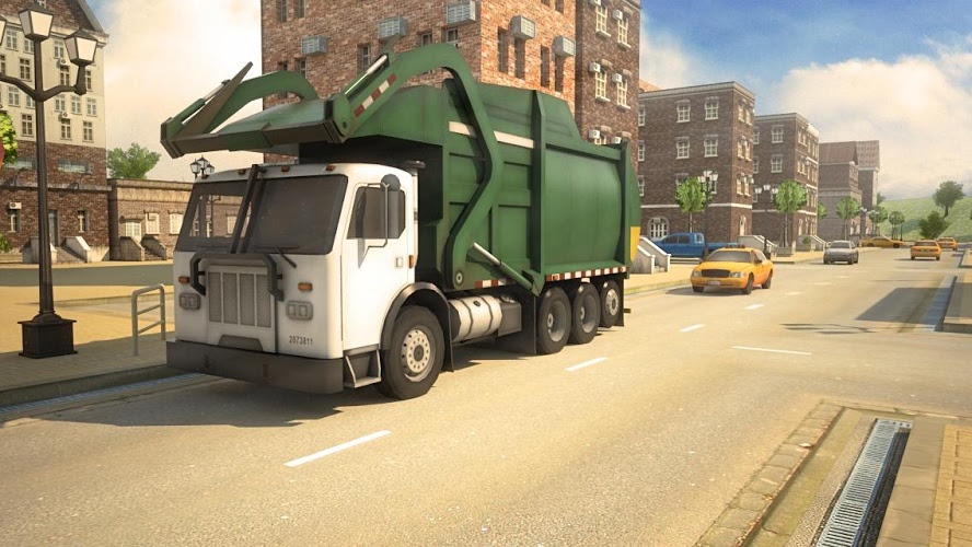 Garbage Truck Simulator Game截图1