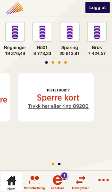 Sparebanken S&oslash;r Mobile Bank截图4