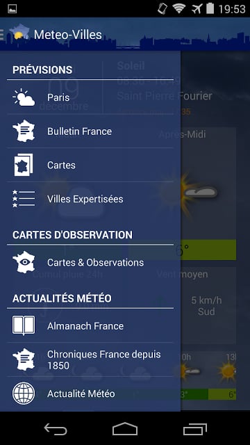 M&eacute;t&eacute;o Villes截图6