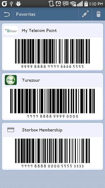 My Barcode Wallet截图3